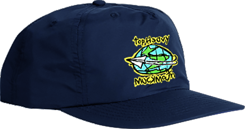 Muckmouth X Top Heavy Snapback - Navy - TopHeavyEntertainment