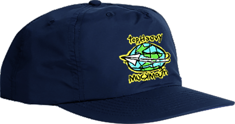 Muckmouth X Top Heavy Snapback - Navy - TopHeavyEntertainment
