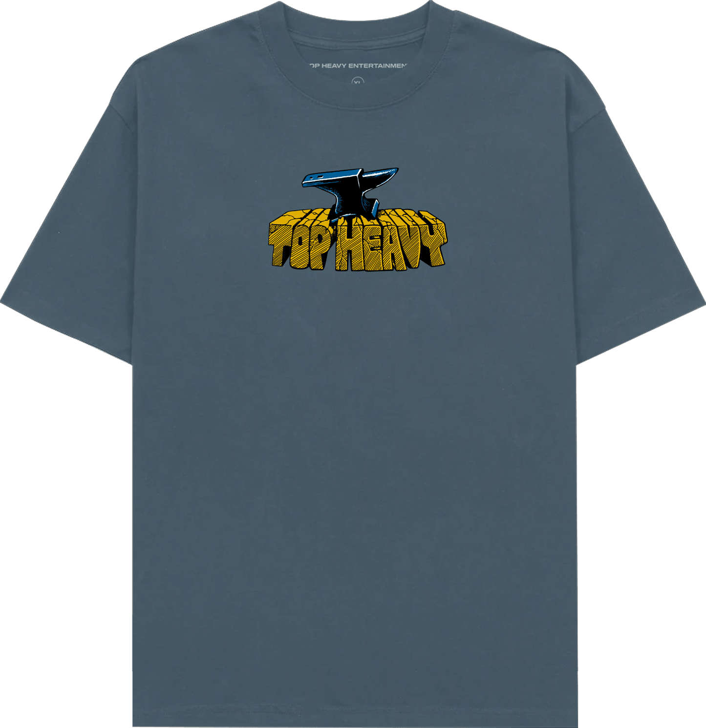 TopHeavyEntertainmentShort Sleeve T-ShirtAnvil Tee - SlateTop Heavy Entertainment