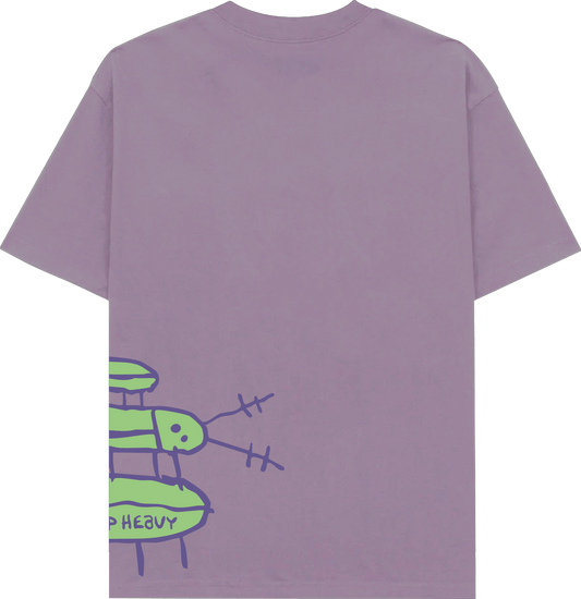 TopHeavyEntertainmentShort Sleeve T-ShirtBugged Out (Art By Franky) - LavenderTop Heavy Entertainment
