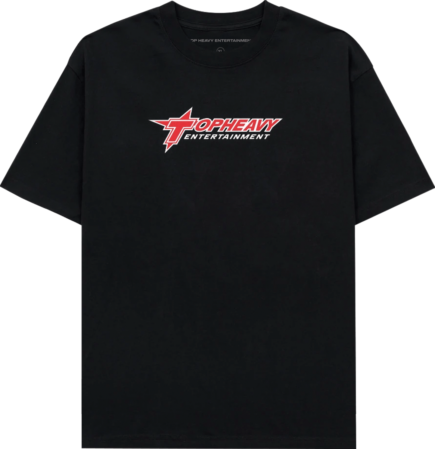 TopHeavyEntertainmentShort Sleeve T-ShirtCorpo Logo - BlackTop Heavy Entertainment
