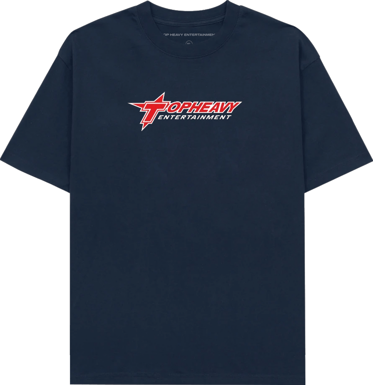 TopHeavyEntertainmentShort Sleeve T-ShirtCorpo Logo - NavyTop Heavy Entertainment