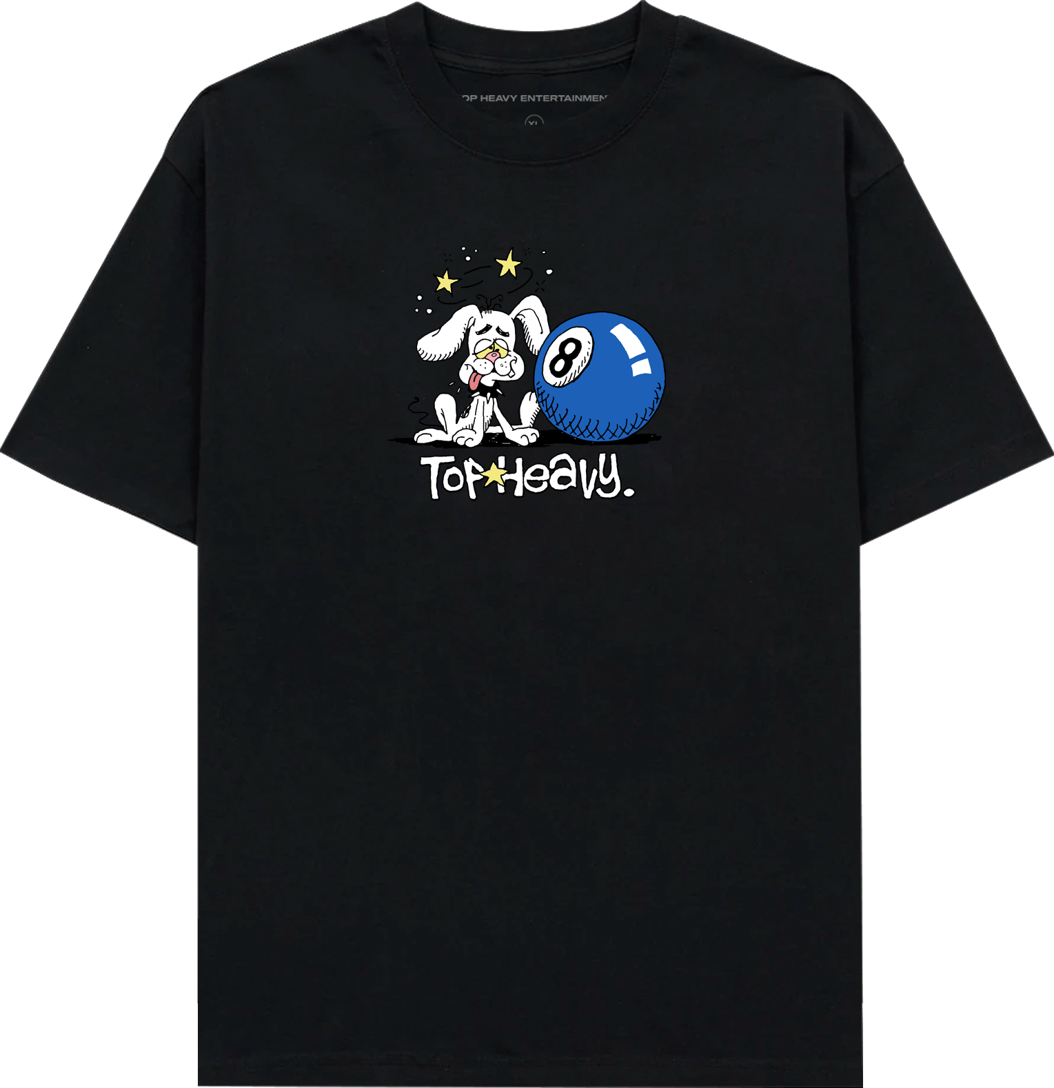 Top Heavy Entertainment | Dog Daze | T-Shirt | Light Blue