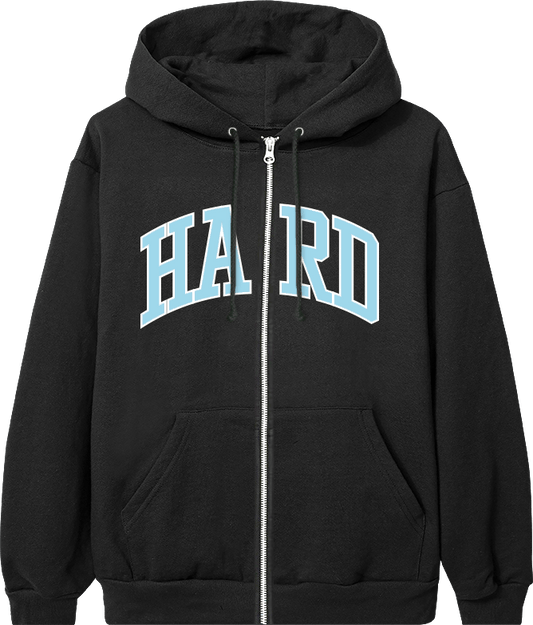 TopHeavyEntertainmentHooded SweatshirtHard Zip - Up - BlackTopHeavyEntertainment