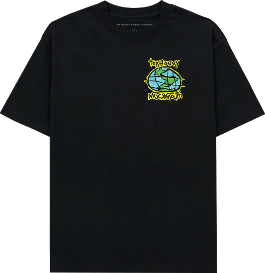 TopHeavyEntertainmentShort Sleeve T-ShirtMuckmouth X Top Heavy Tee - BlackTop Heavy Entertainment