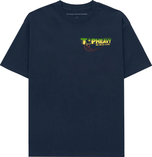 TopHeavyEntertainmentShort Sleeve T-ShirtNever Lose - NavyTop Heavy Entertainment