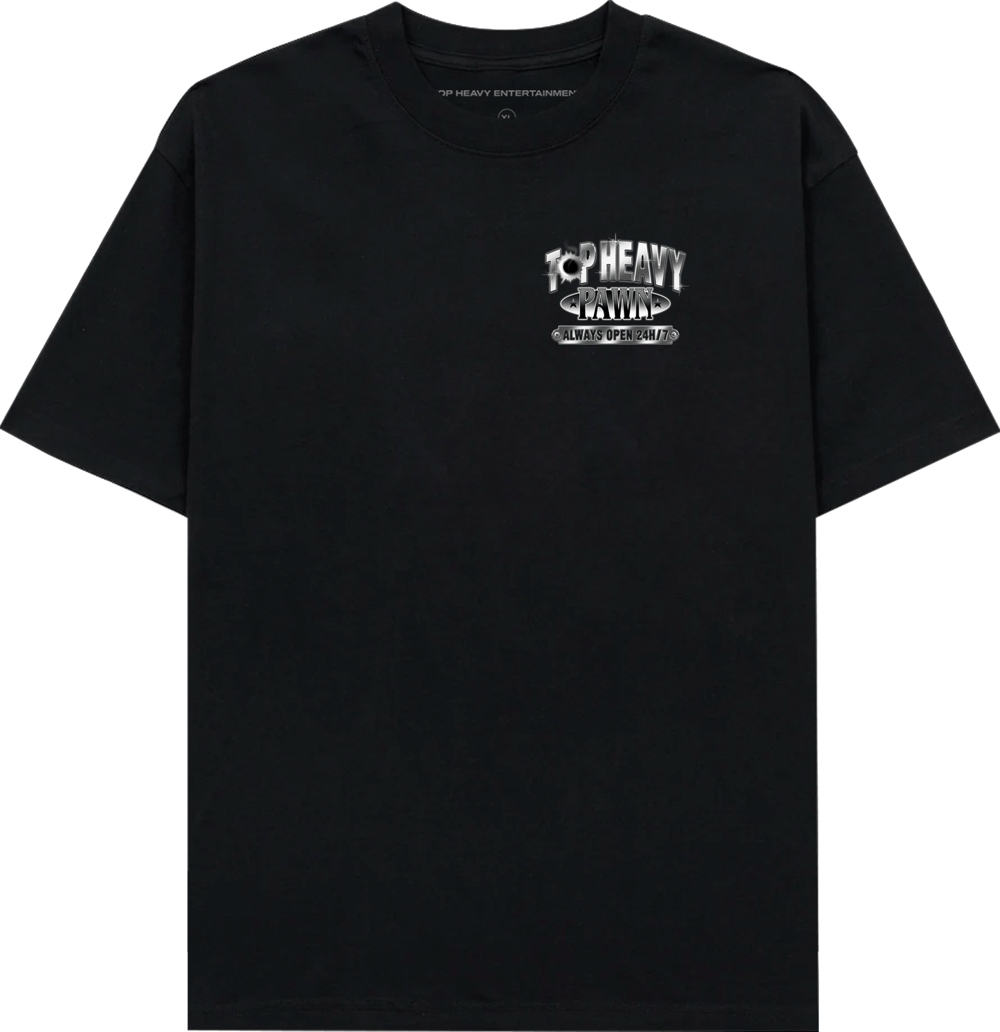 TopHeavyEntertainmentShort Sleeve T-ShirtPawned - BlackTop Heavy Entertainment