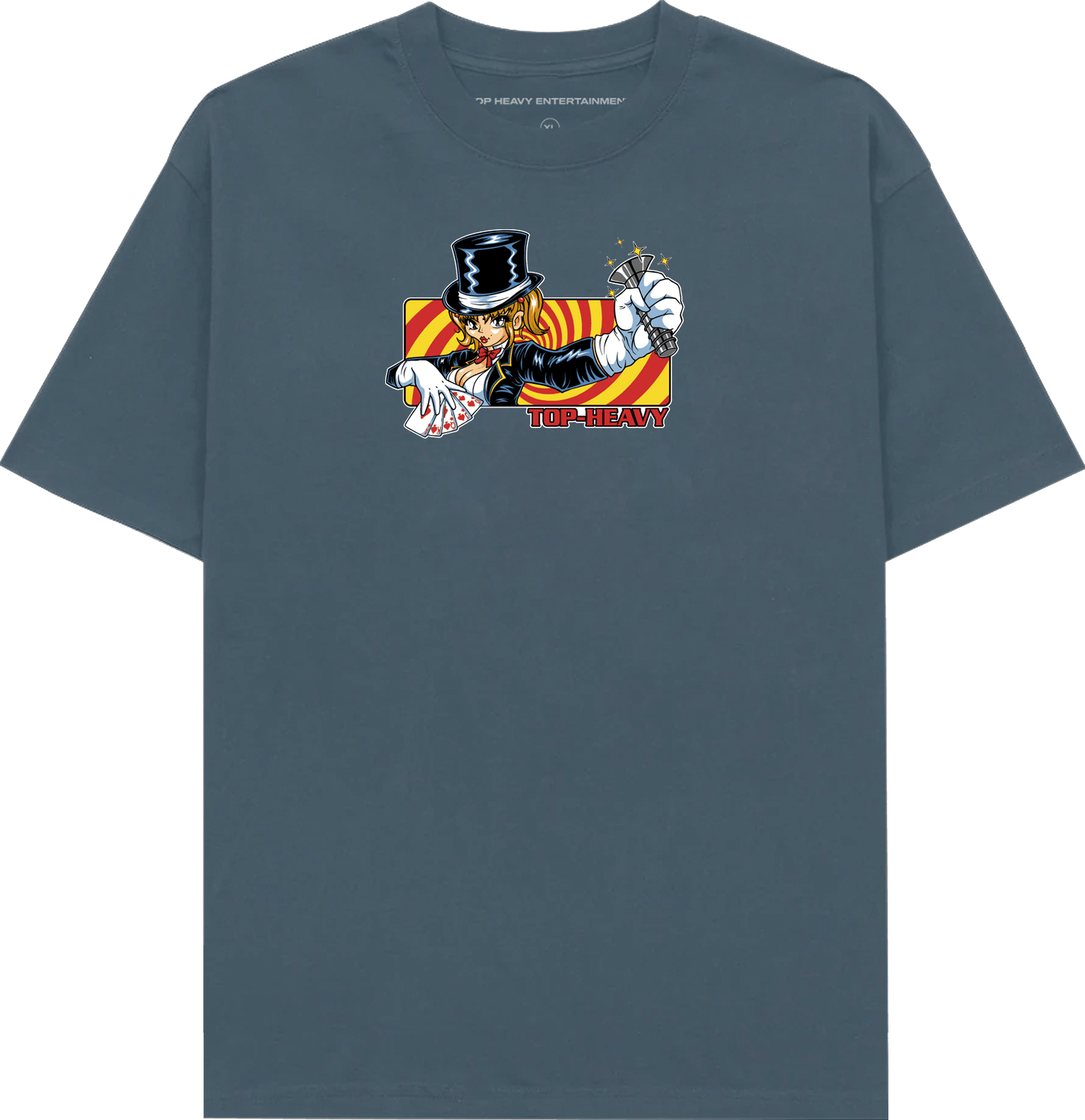 TopHeavyEntertainmentShort Sleeve T-ShirtSleight Of Hand - SlateTop Heavy Entertainment