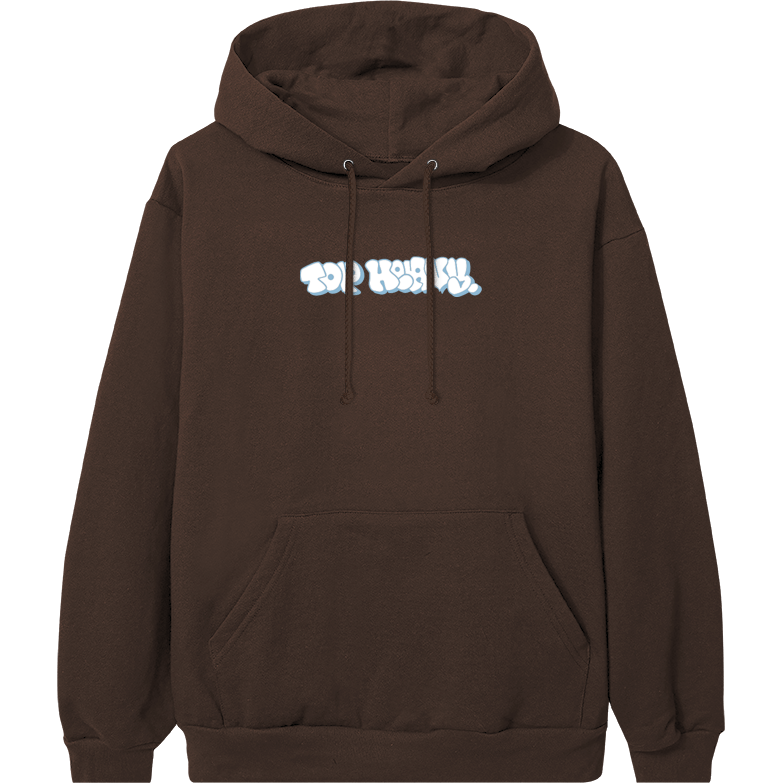 TopHeavyEntertainmentHooded SweatshirtThrowie Pull - Over BrownTopHeavyEntertainment