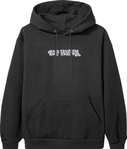 Embroidered Throwie Hoodie Black - TopHeavyEntertainment