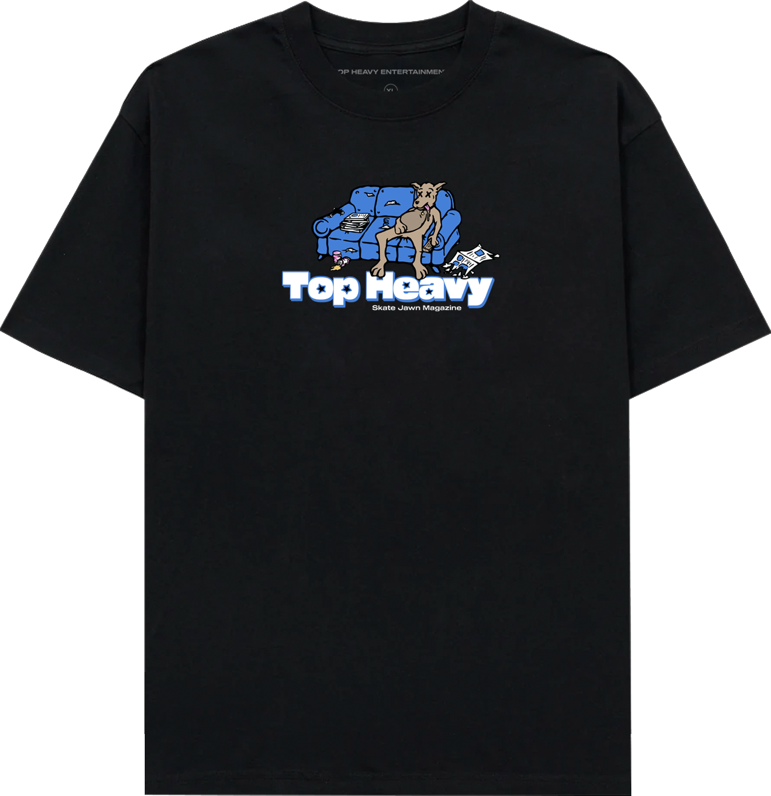 Skate Jawn x Top Heavy Shop Couch Tee - TopHeavyEntertainment