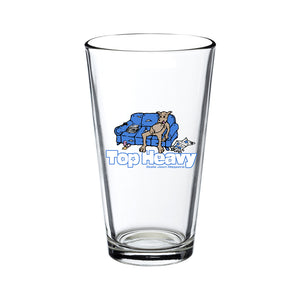 Skate Jawn X Top Heavy Shop Couch Pint Glass - TopHeavyEntertainment