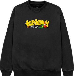 Skate Rat Crewneck Sweatshirt - Black