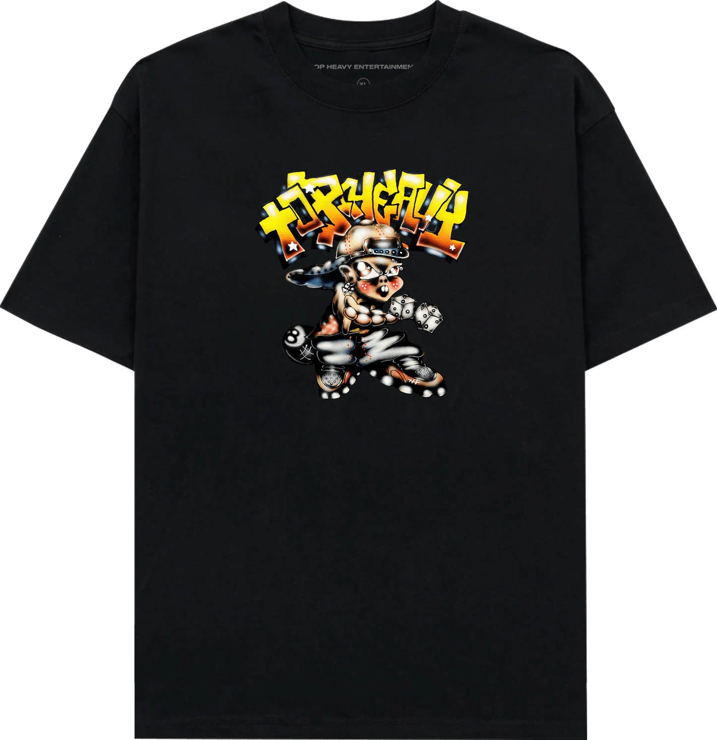 TopHeavyEntertainmentShort Sleeve T-ShirtBlock Boy - BlackTop Heavy Entertainment
