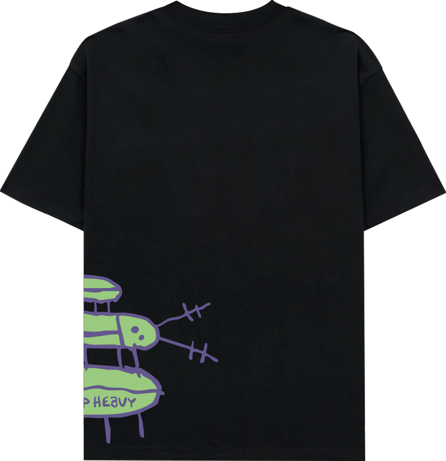 TopHeavyEntertainmentShort Sleeve T-ShirtBugged Out (Art By Franky) - BlackTop Heavy Entertainment