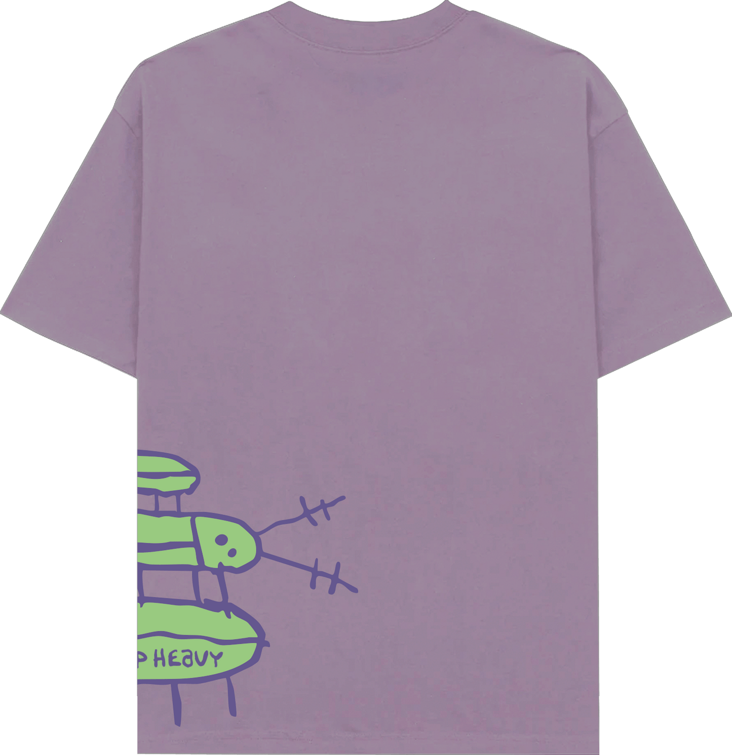 TopHeavyEntertainmentShort Sleeve T-ShirtBugged Out (Art By Franky) - LavenderTop Heavy Entertainment