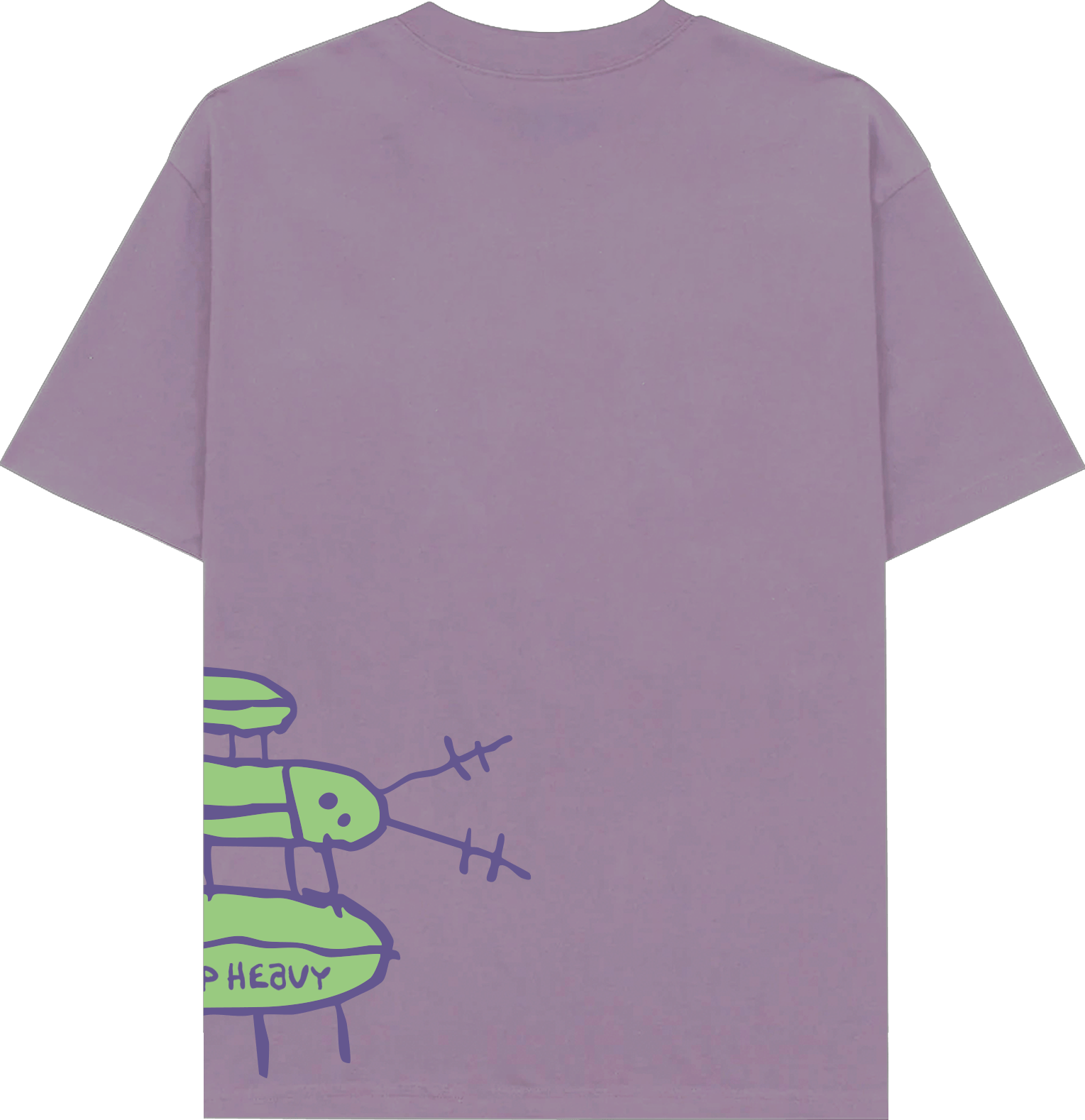 TopHeavyEntertainmentShort Sleeve T-ShirtBugged Out (Art By Franky) - LavenderTop Heavy Entertainment
