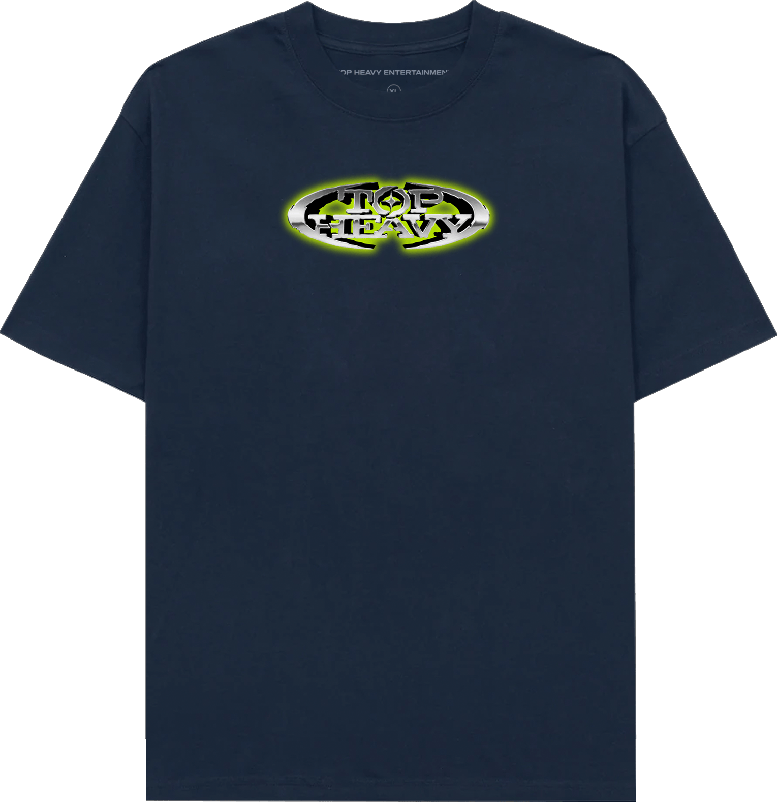TopHeavyEntertainmentShort Sleeve T-ShirtH - Files - NavyTop Heavy Entertainment