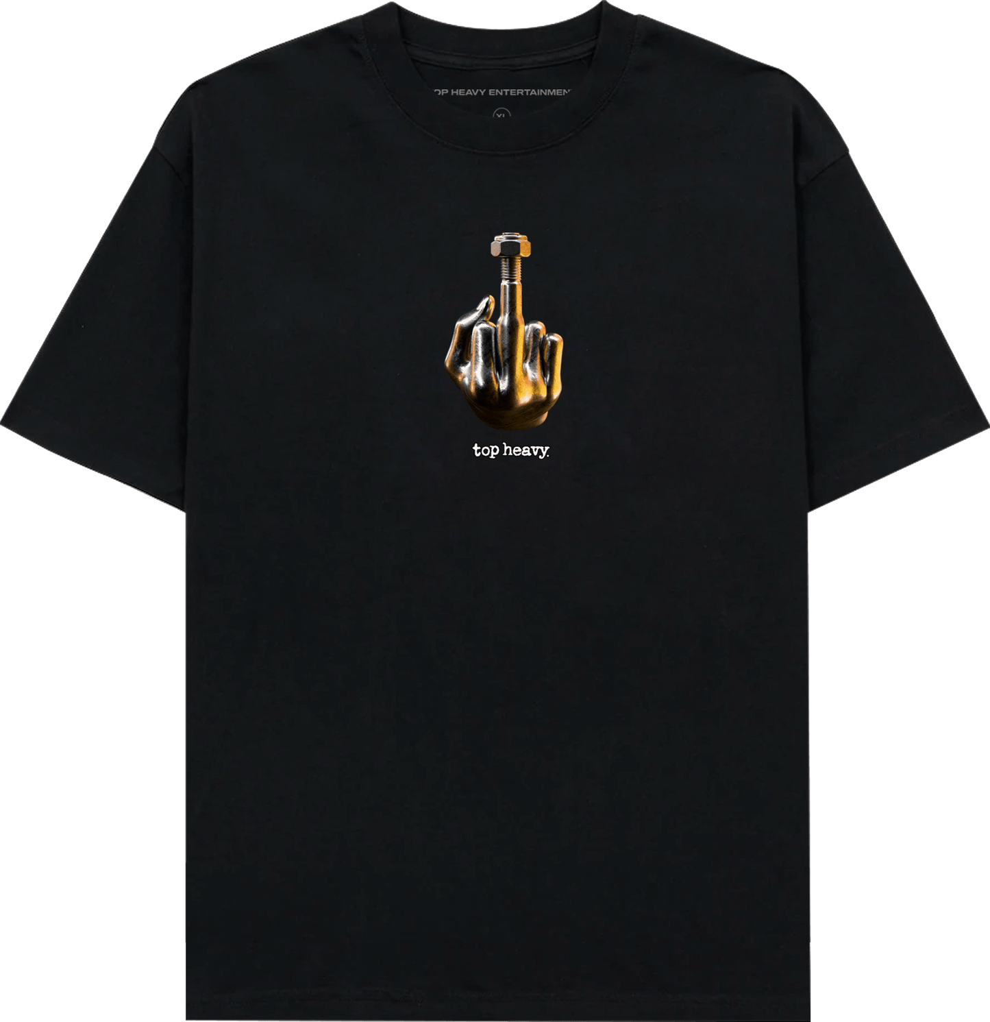 TopHeavyEntertainmentShort Sleeve T-ShirtHeavy Metal - BlackTop Heavy Entertainment