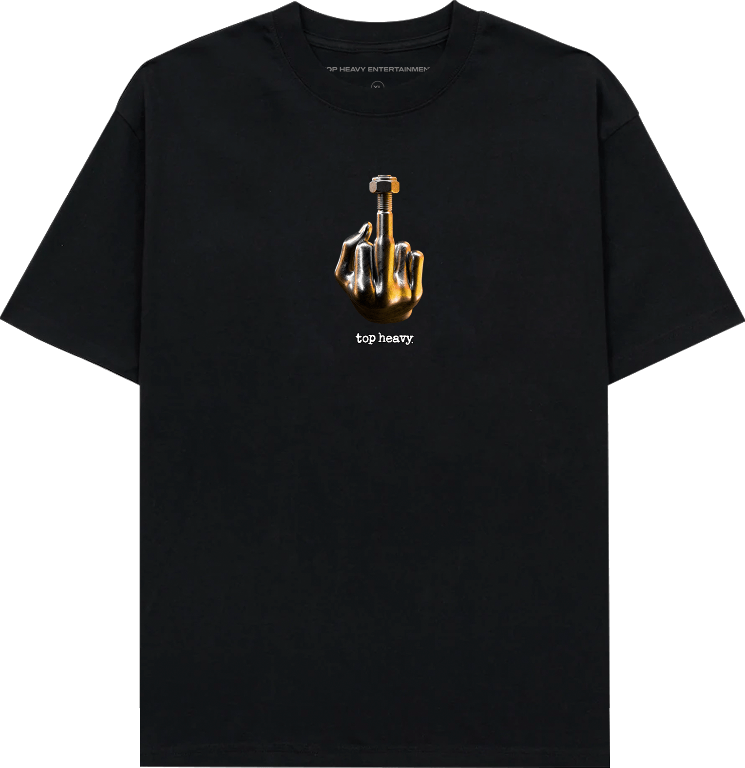 TopHeavyEntertainmentShort Sleeve T-ShirtHeavy Metal - BlackTop Heavy Entertainment