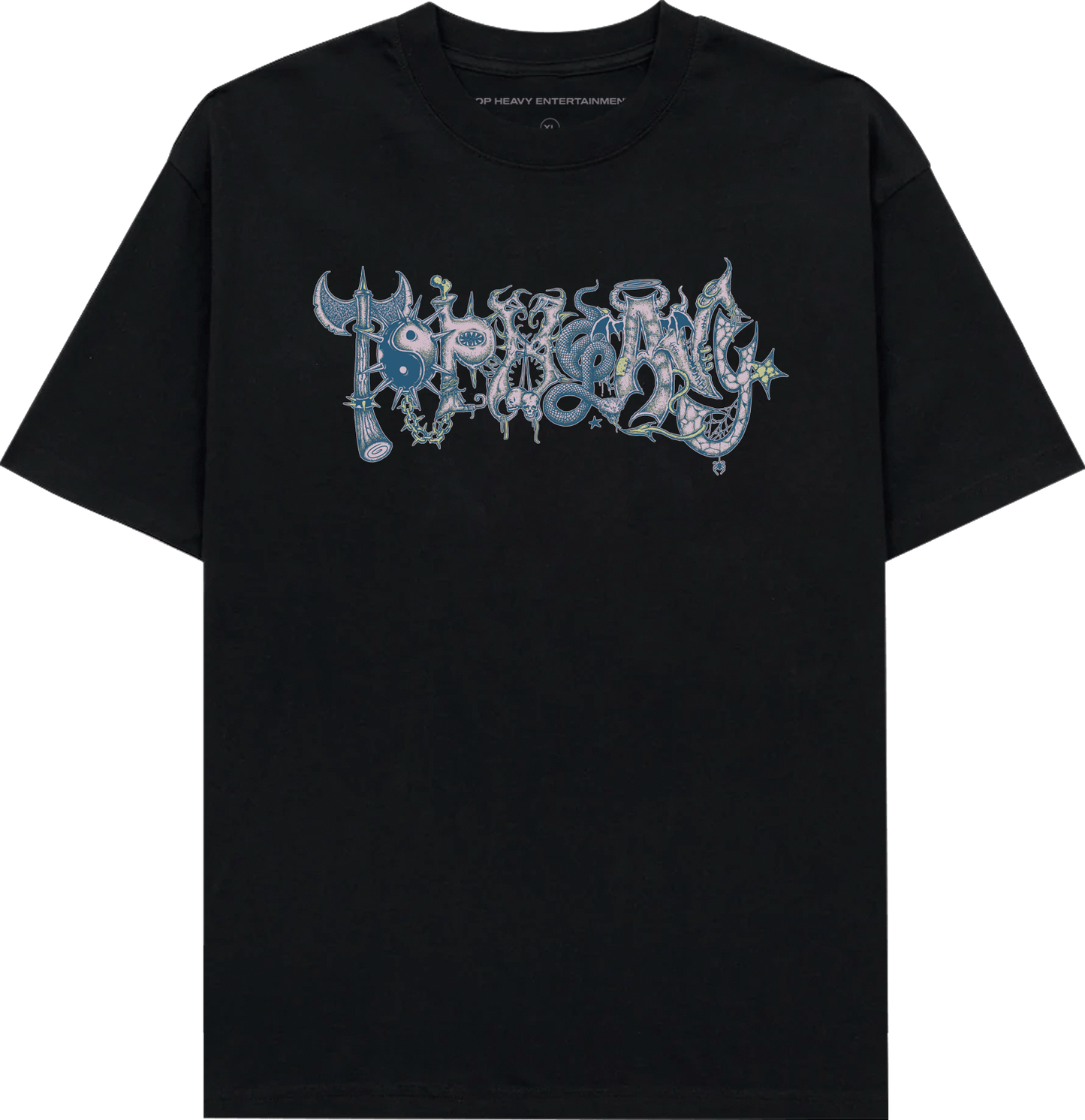 TopHeavyEntertainmentShort Sleeve T-ShirtLore - BlackTop Heavy Entertainment