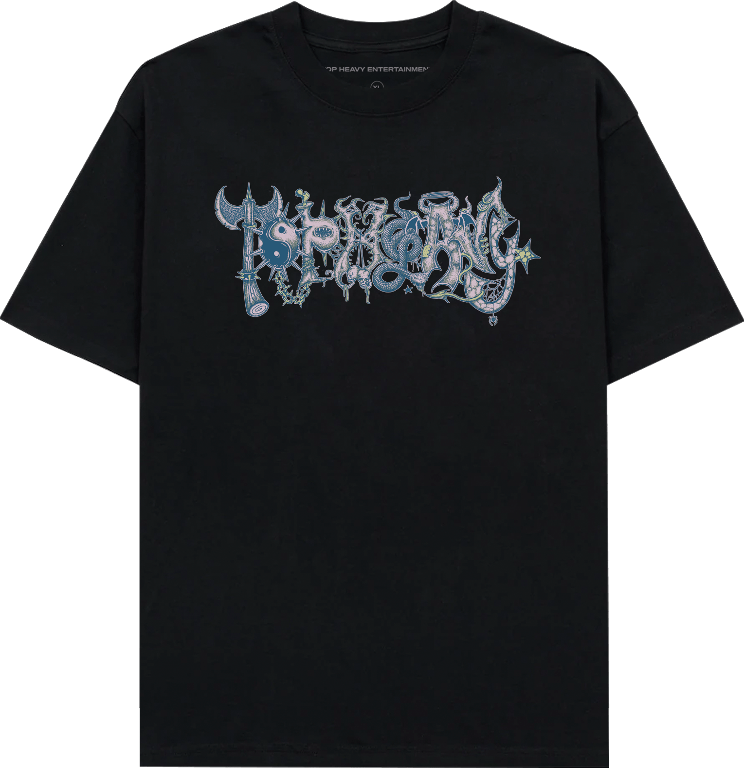 TopHeavyEntertainmentShort Sleeve T-ShirtLore - BlackTop Heavy Entertainment