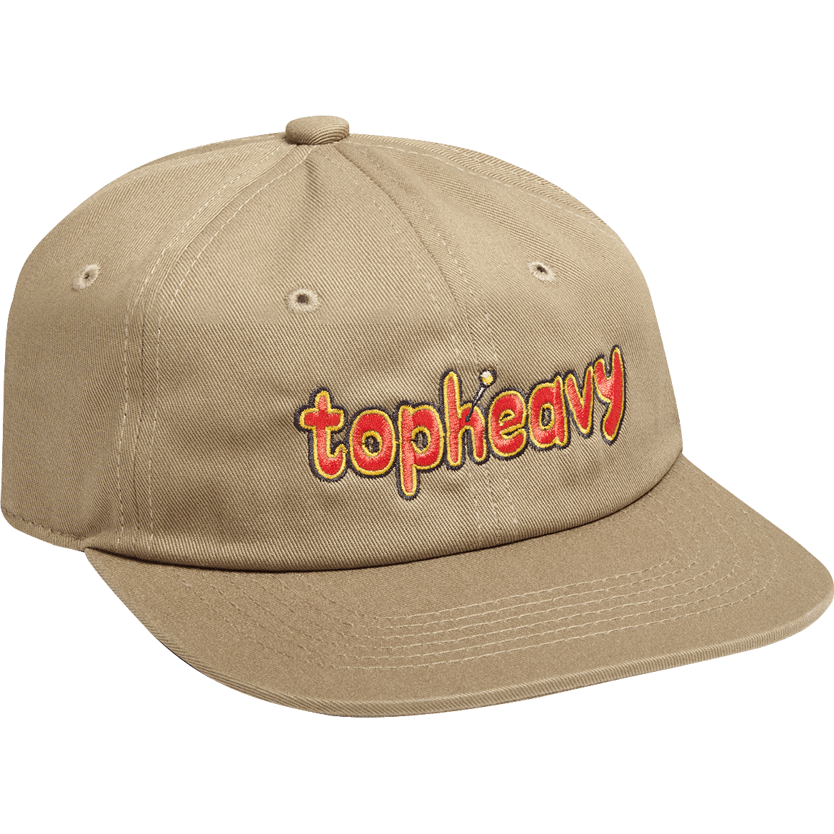 TopHeavyEntertainmentShort Sleeve T-ShirtPinned 6 Panel Snap - KhakiTop Heavy Entertainment