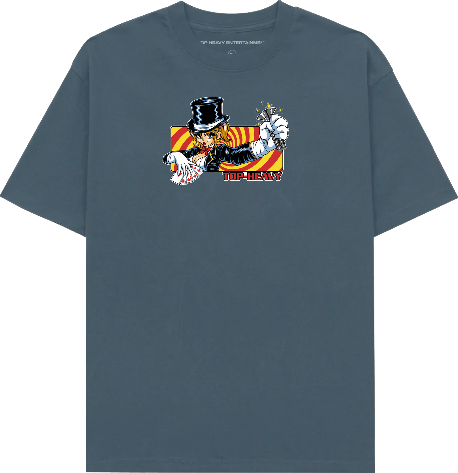 TopHeavyEntertainmentShort Sleeve T-ShirtSleight Of Hand - SlateTop Heavy Entertainment