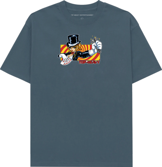 TopHeavyEntertainmentShort Sleeve T-ShirtSleight Of Hand - SlateTop Heavy Entertainment