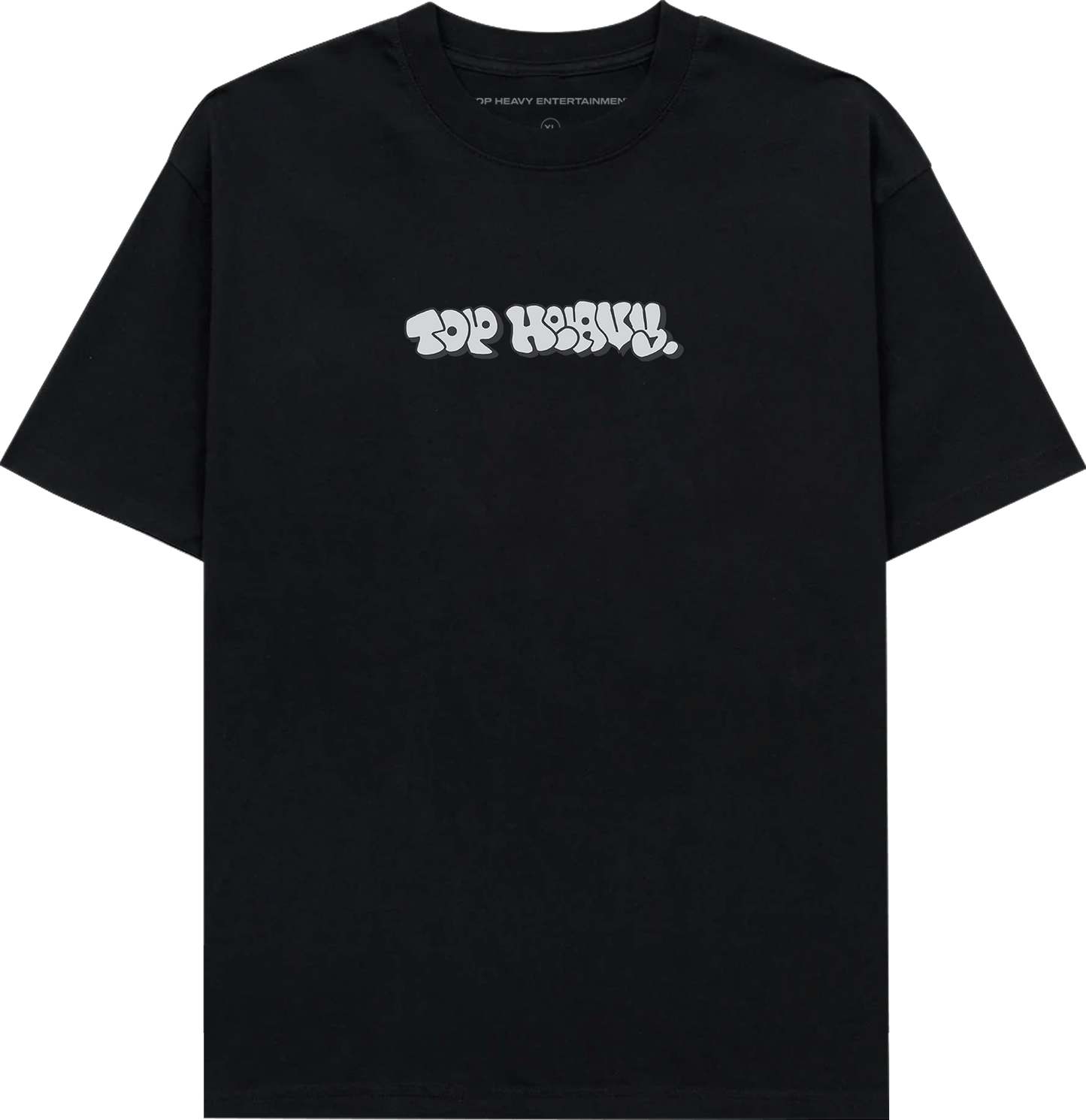 TopHeavyEntertainmentShort Sleeve T-ShirtThrowie - Black - Gray/BlackTop Heavy Entertainment