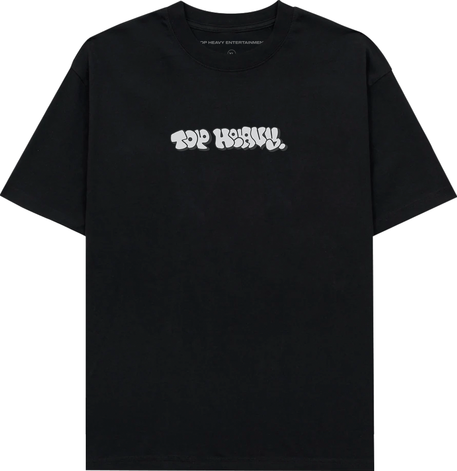 TopHeavyEntertainmentShort Sleeve T-ShirtThrowie - Black - Gray/BlackTop Heavy Entertainment