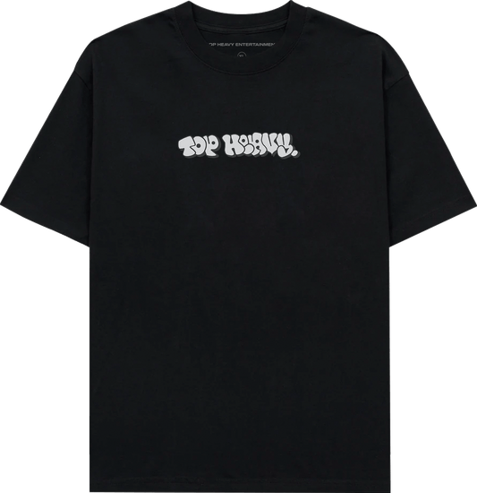 TopHeavyEntertainmentShort Sleeve T-ShirtThrowie - Black - Gray/BlackTop Heavy Entertainment