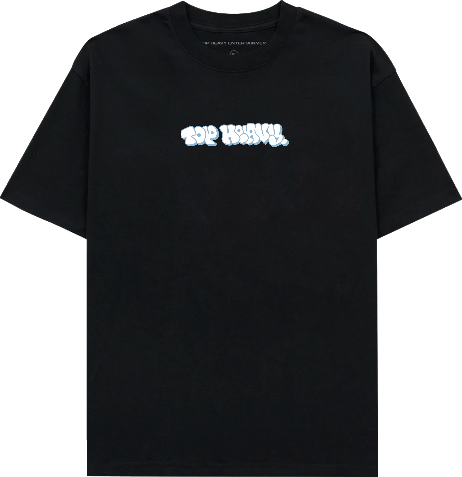 TopHeavyEntertainmentShort Sleeve T-ShirtThrowie - Black - White/SlateTop Heavy Entertainment