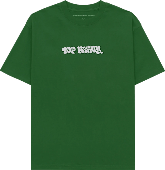 TopHeavyEntertainmentShort Sleeve T-ShirtThrowie - Kelly Green - Gray/BlackTop Heavy Entertainment