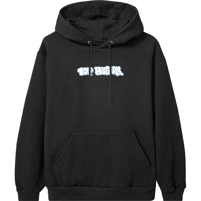 TopHeavyEntertainmentHooded SweatshirtThrowie Pull - Over - BlackTopHeavyEntertainment